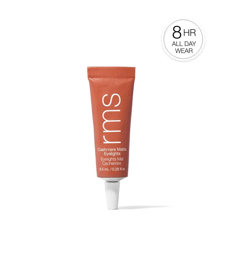 A tube of RMS Beauty Cashmere Eyelights in Canyon Clay.