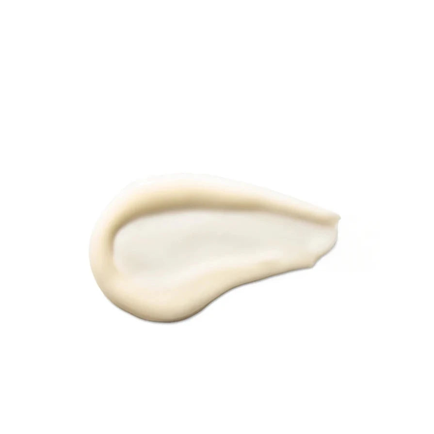 A light blue container of coconut cleansing balm, with a white lid