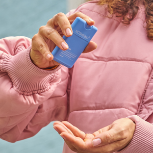 Noshinku | Refillable Vetiver Patchouli Hydrating Pocket Hand Sanitizer