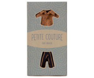 Maileg | Shirt & Striped Pants - Dad Mouse