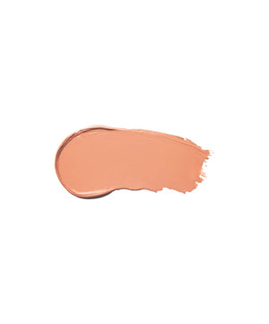 RMS Beauty Cashmere Matte Eyelights tube in a shade of pink or orange, with the product name and description '8 HR ALL DAY WEAR' displayed.