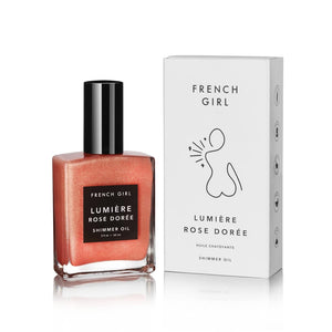French Girl | Shimmer Dry Body Moisturizing Oil - Rose Gold