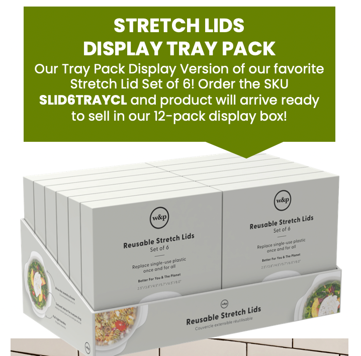 W&P | Reusable Silicone Stretch Lids - Set of 6 Assorted Sizes