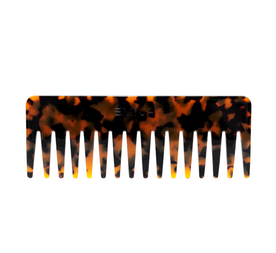 The Emijay detangling comb, in tortoise