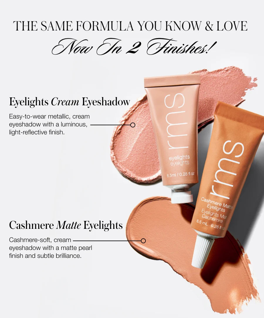 The same formula you know and love, now in two finishes: cream and cashmere