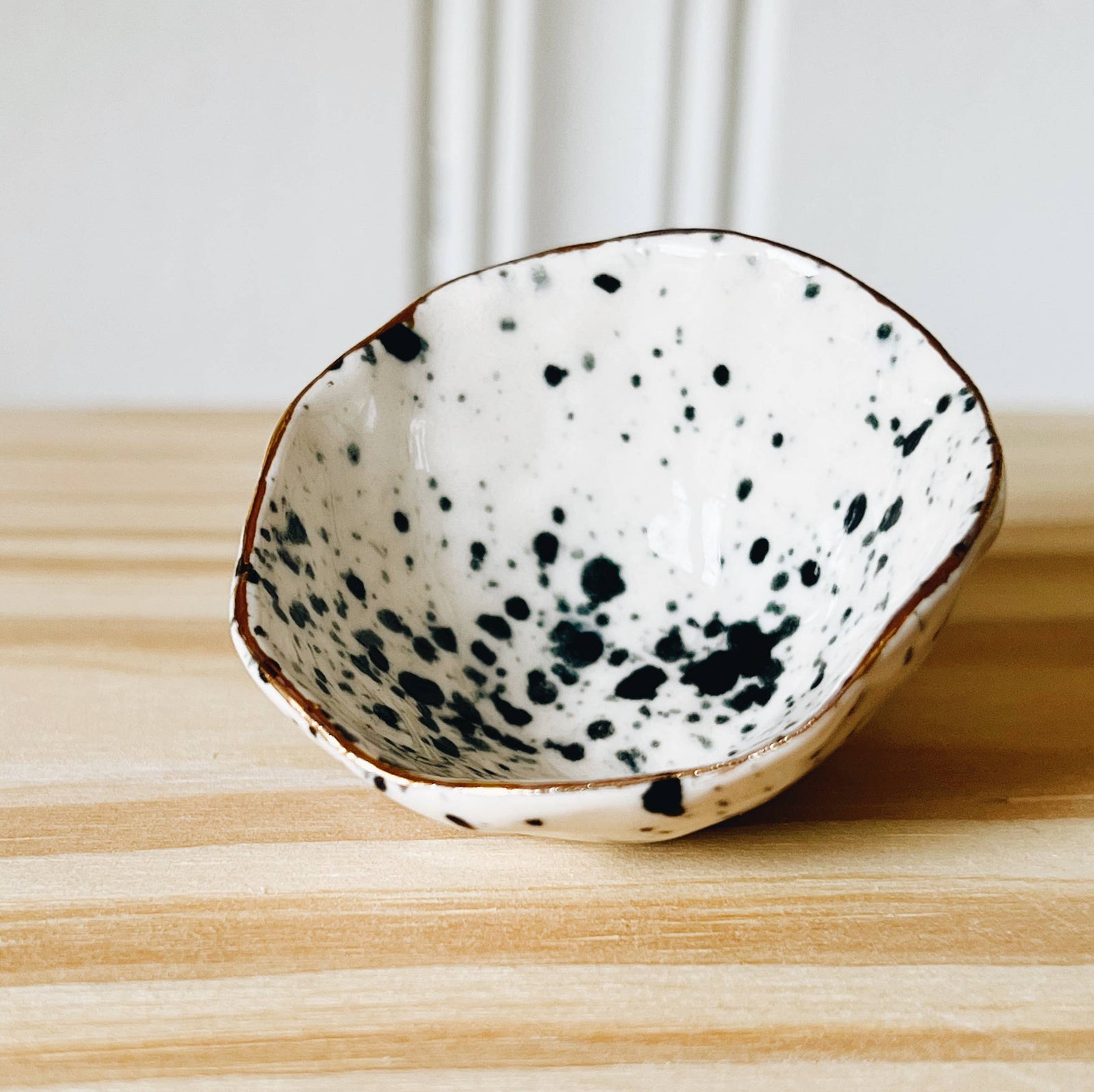 Petrichor + Gold | Speckle Pinch Dish