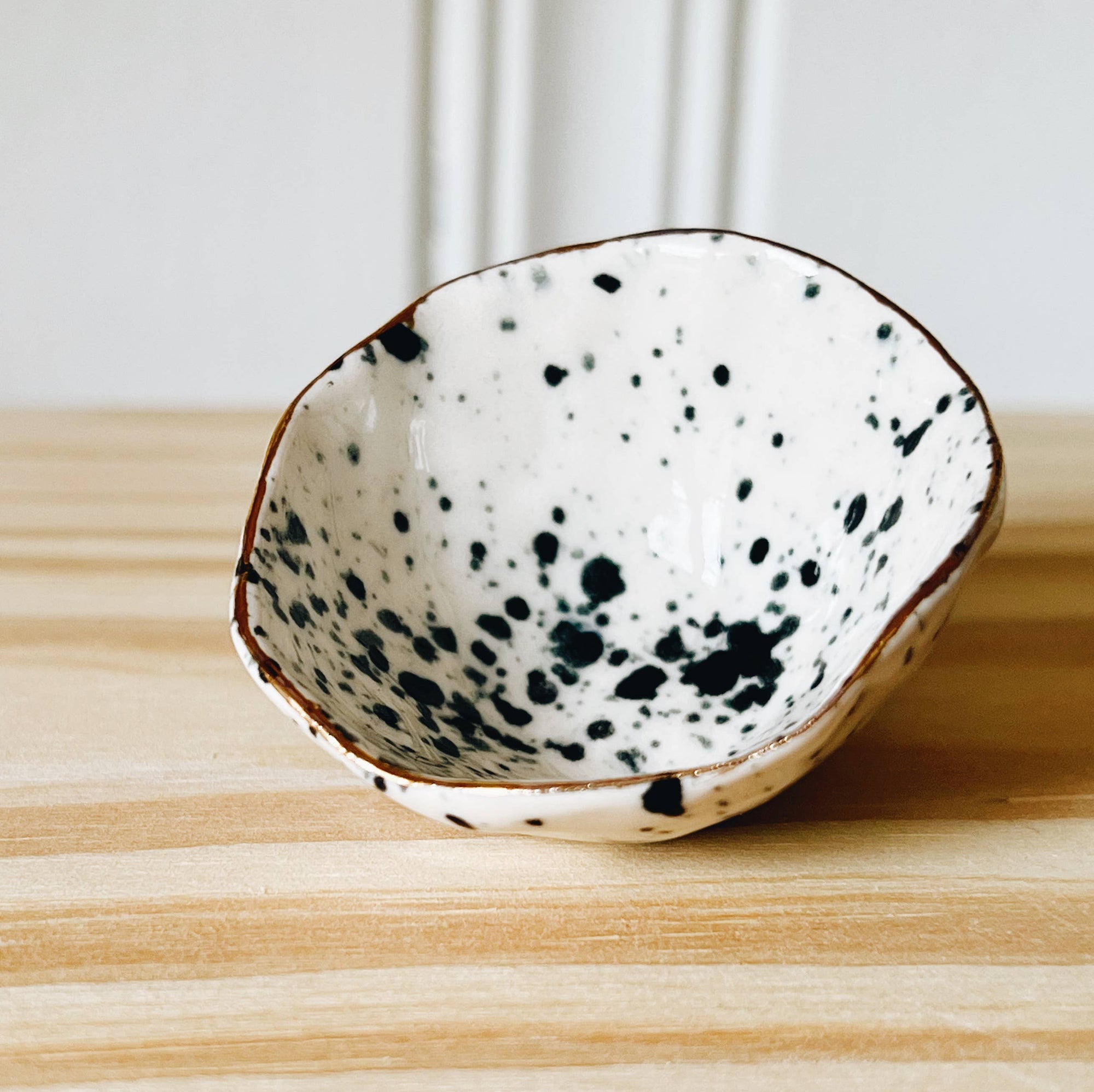 Petrichor + Gold | Speckle Pinch Dish