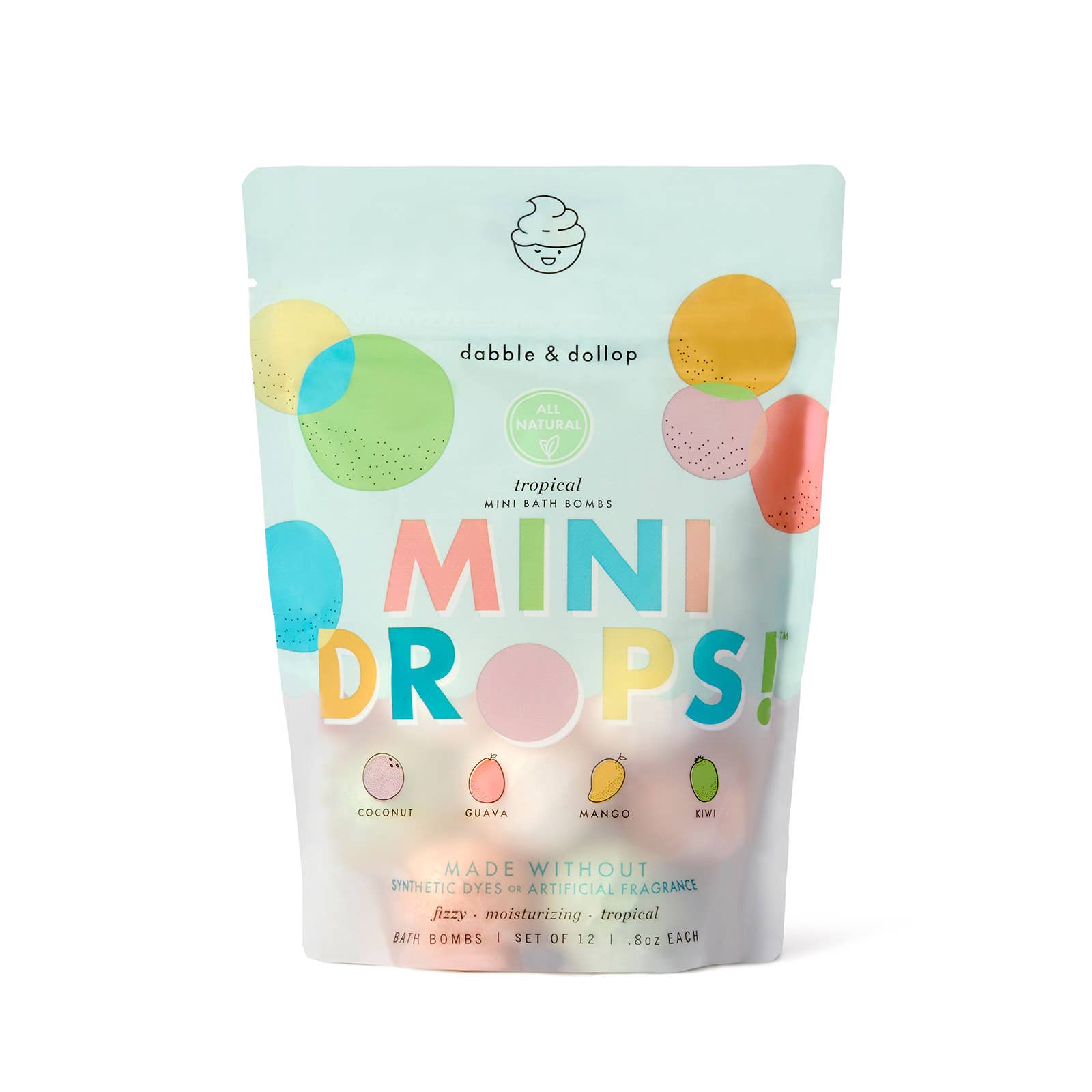 Dabble & Dollop | Tropical Mini Bath Bombs