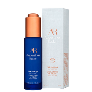 Augustinus Bader face oil with packaging on a white background