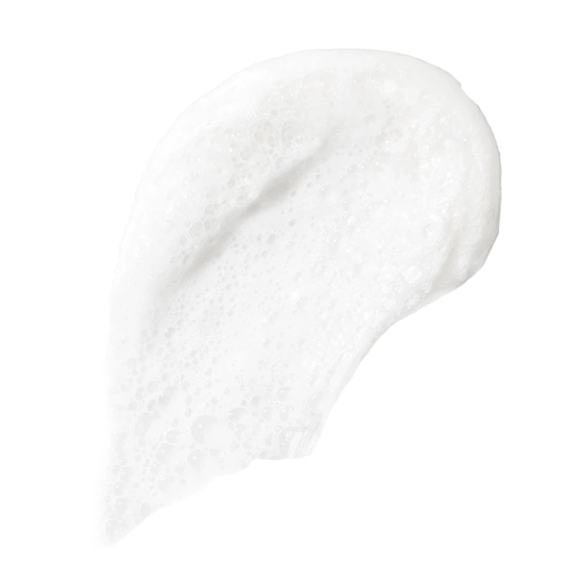 A swatch of the foaming cleanser