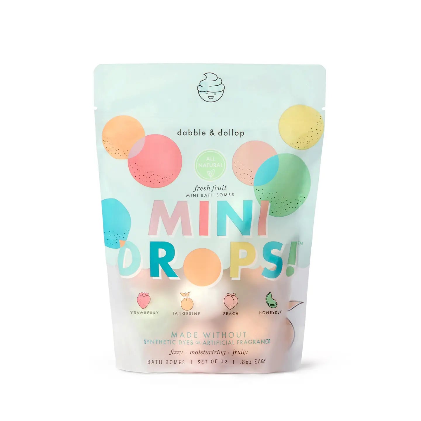 Dabble & Dollop | Fresh Fruit Mini Bath Bombs