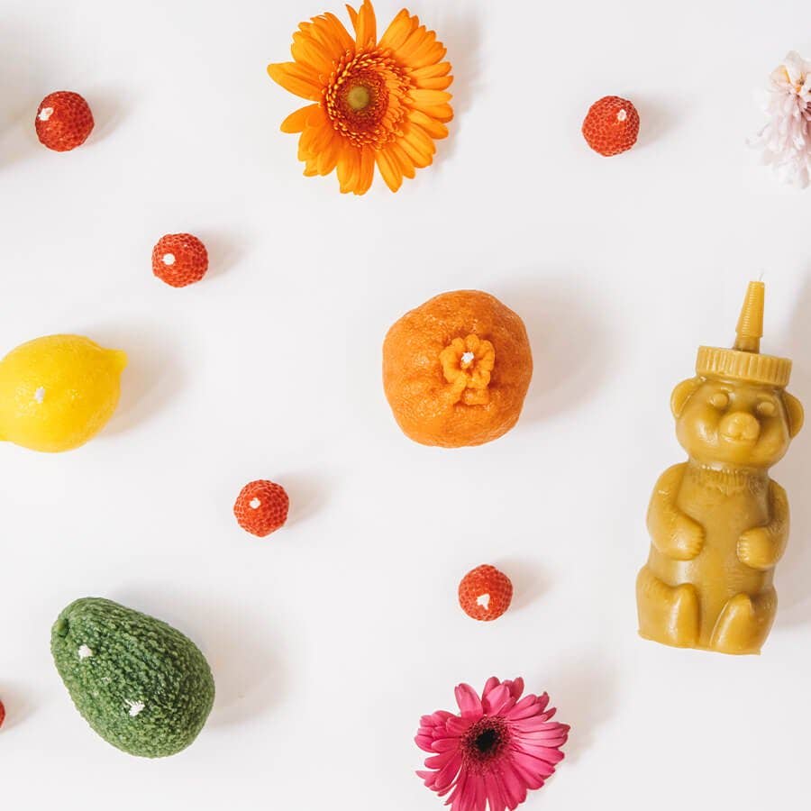 Happy Organics candles, hand made and organic. 