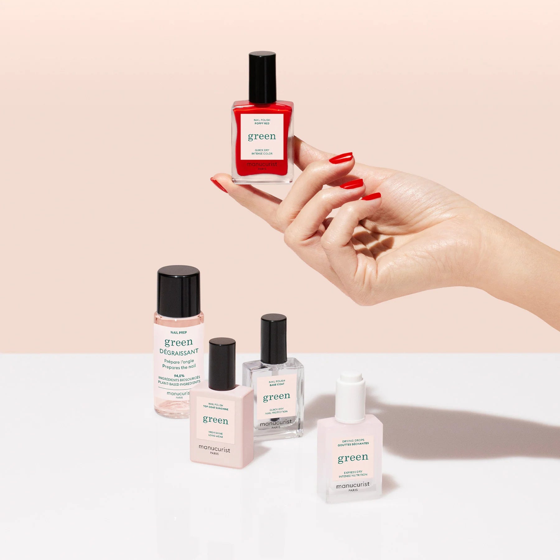 Manicurist | Green Routine System - Poppy Red