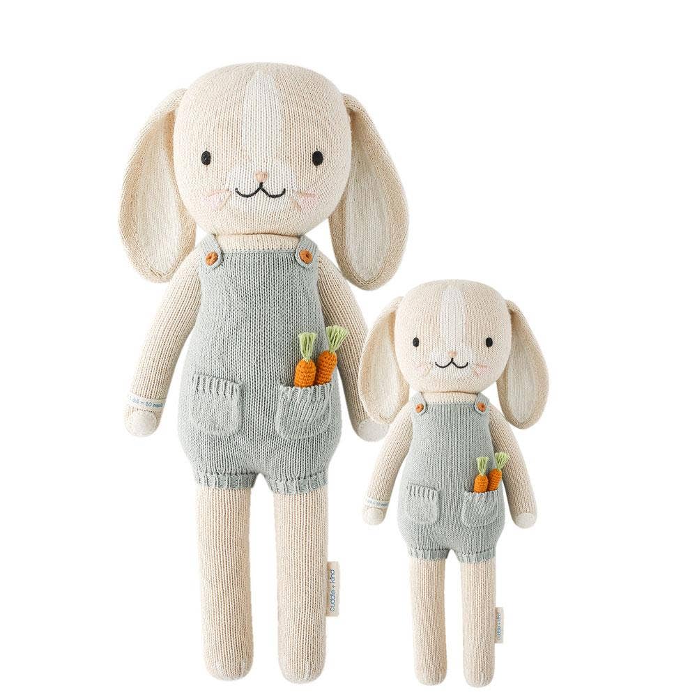 The cuddle and kind Henry the bunny stuffed animal in both sizes