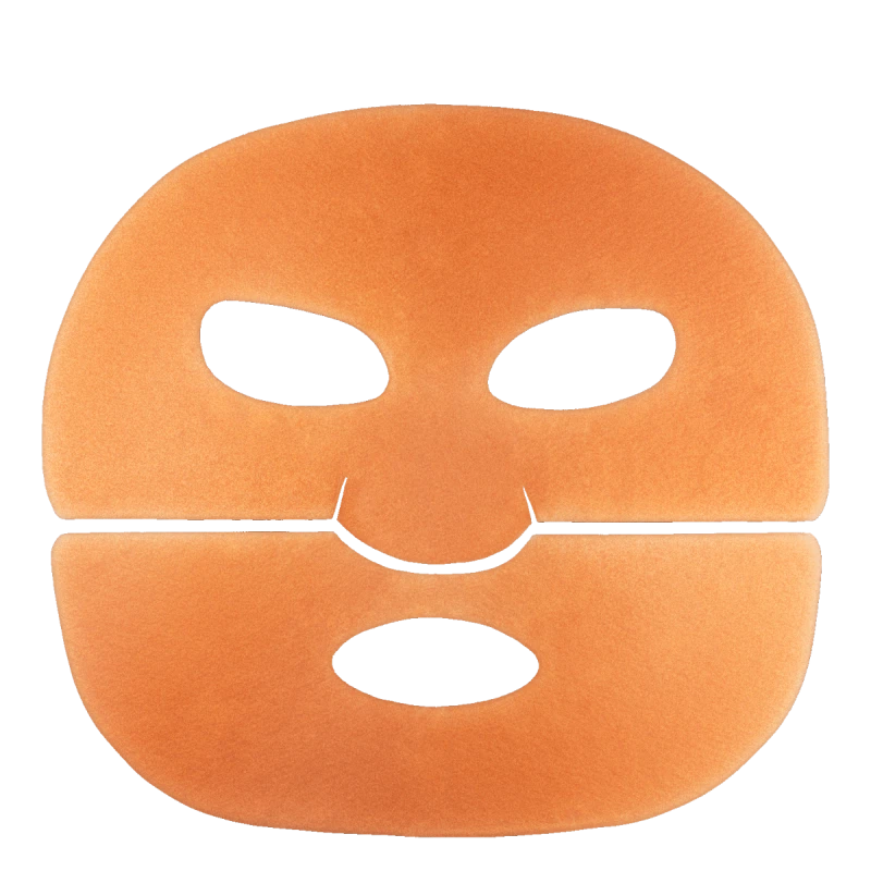 Augustinus Bader hydrogel face mask packaging on a black background