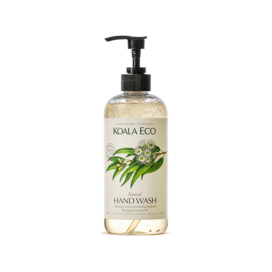 A bottle of Koala Eco organic, all-natural hand wash