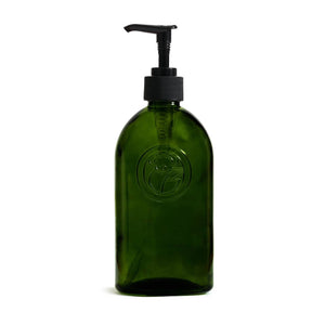 The koala eco green glass apothecary pump bottle