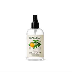 A bottle of the organic Koala Eco room spray