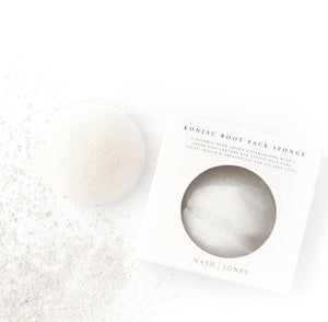 The Nash and Jones konjac root face sponge