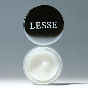 A container of Lesse Awakening Eye Cream