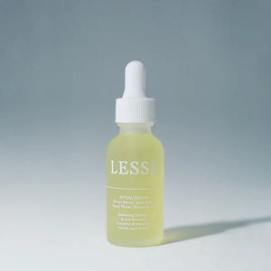 A bottle of Lesse ritual facial serum
