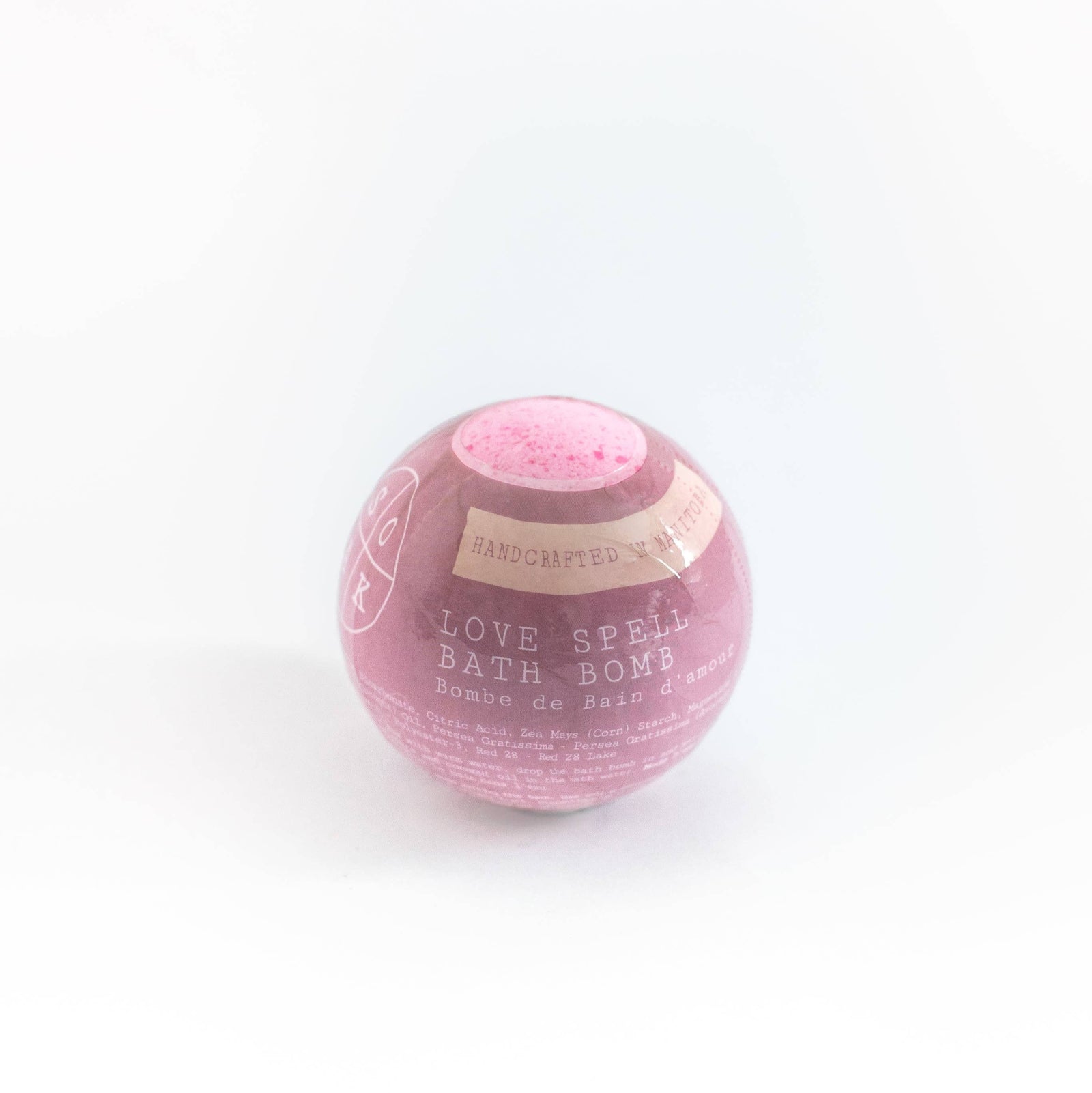 A soak love spell pink bath bomb