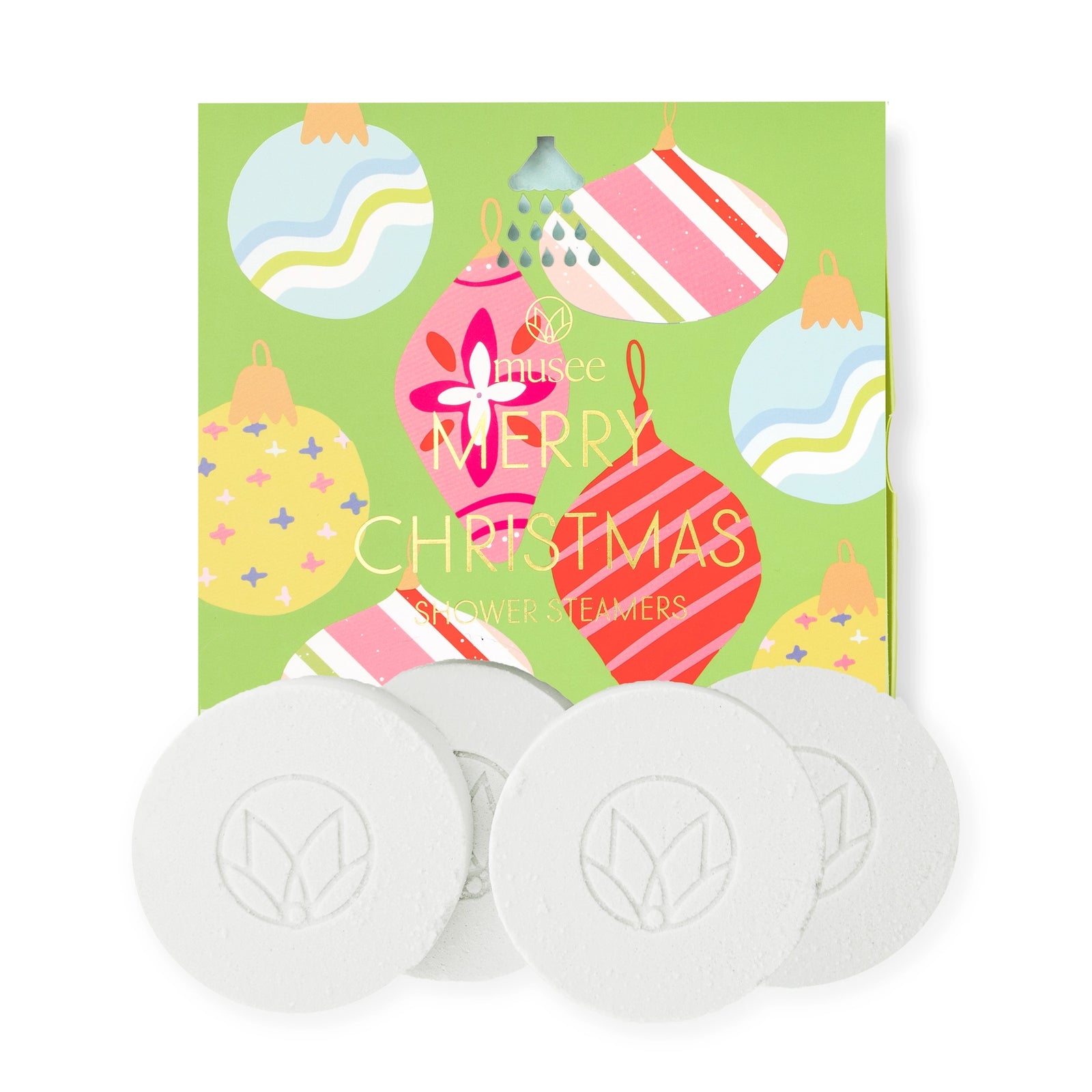 Musee | Merry Christmas Shower Steamers
