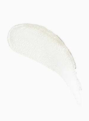Close-up of a swatch of Supergoop mint lip balm