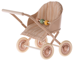 Maileg | Baby Mouse Stroller in Rose