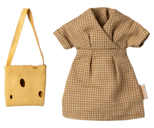 Maileg | Dress & Bag - Mum Mouse