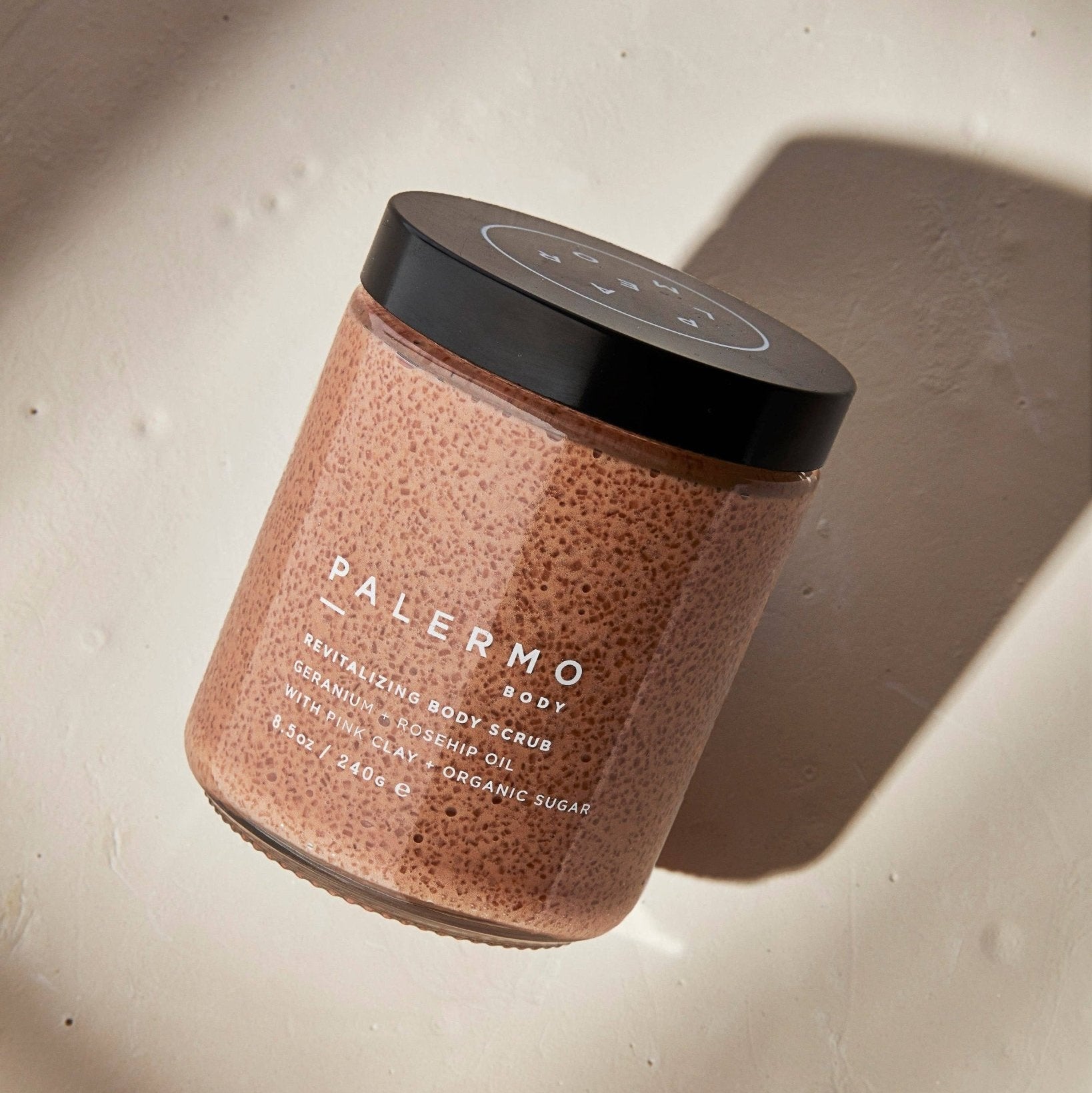 Palermo Body Revitalizing Body Scrub - Geranium + Rosehip Oil 