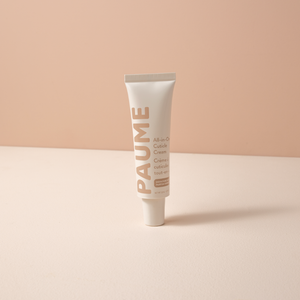 A tube of the Paume all in one nail and cuticle cream