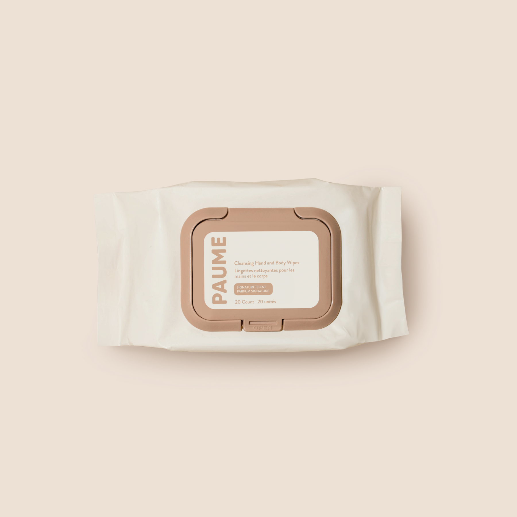 Paume cleansing hand and body wipes