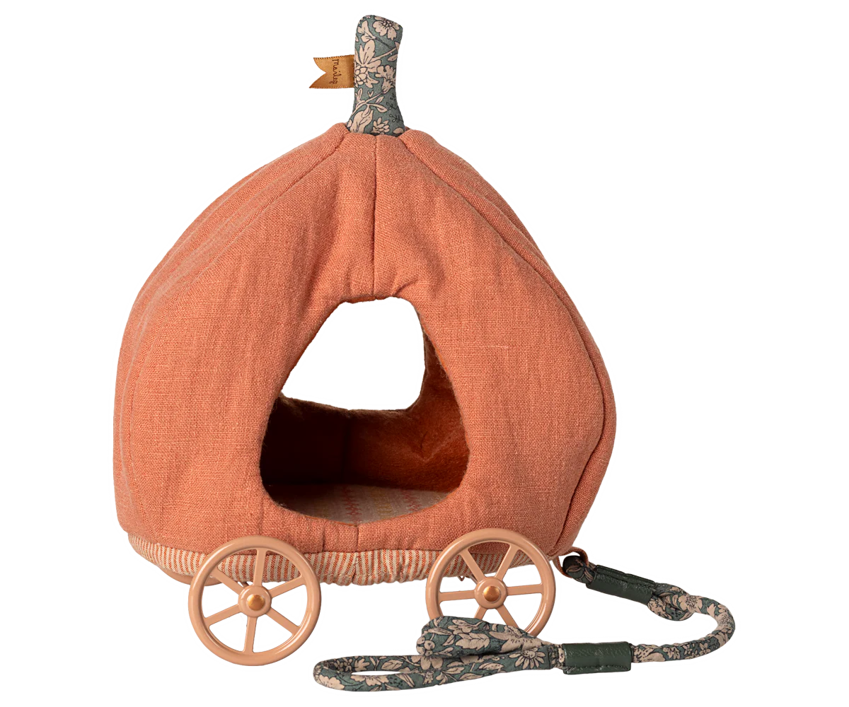 Maileg | Pumpkin Carriage for Mouse