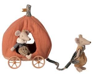 Maileg | Pumpkin Carriage for Mouse