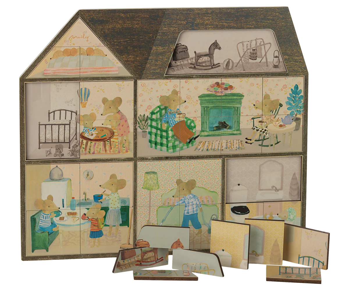 Maileg | Mouse Hole Farmhouse Puzzle