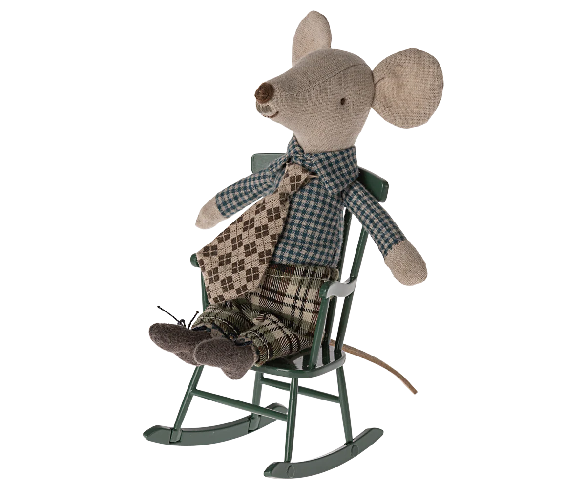 Maileg | Mouse Rocking Chair - Green