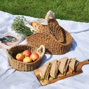 Savar Handwoven Picnic Basket - The Shop at Good Condition