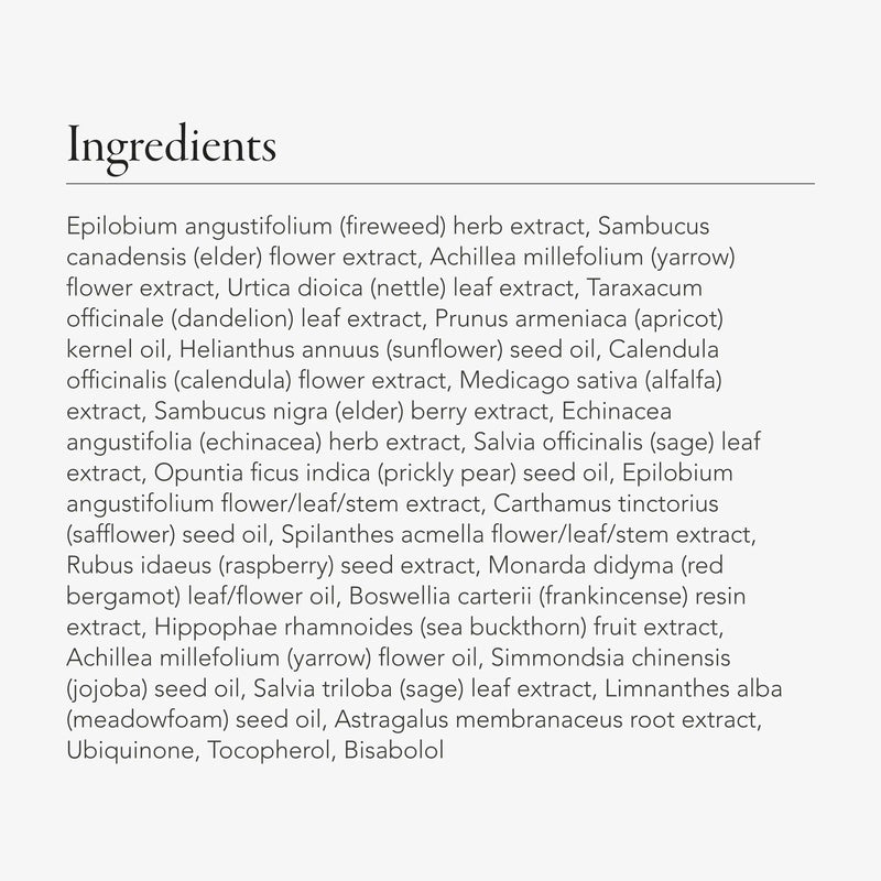 An ingredients infographic for the good. 