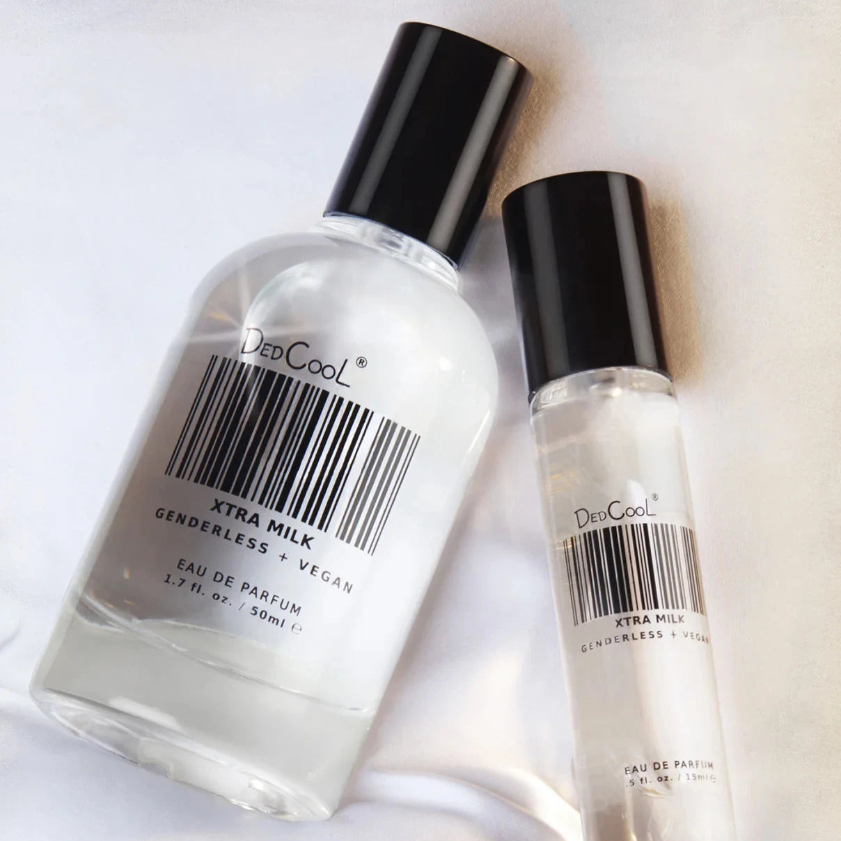 A full size and travel size bottle of xtra milk