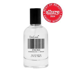 A bottle of Dedcool xtra milk, the Allure best of beauty 2024 award winner