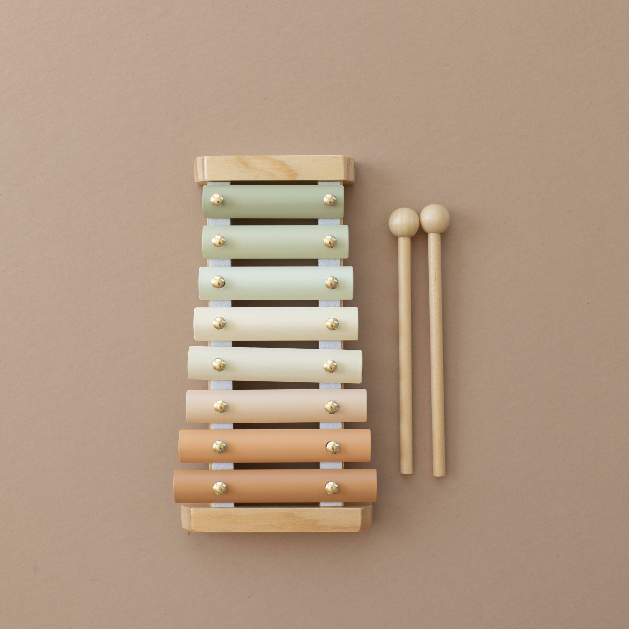 A pastel colored xylophone 