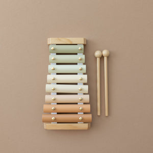 A pastel colored xylophone 