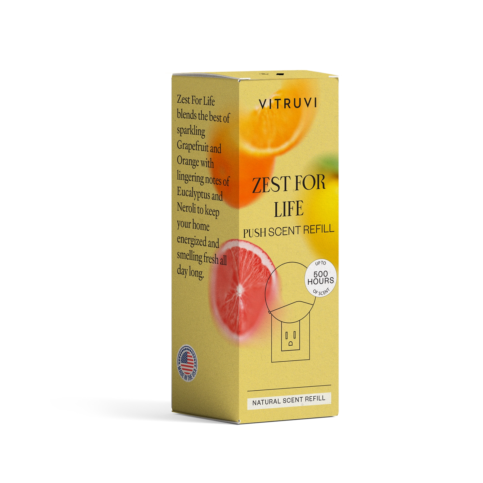 Vitruvi | Zest for Life Push Scent Refill