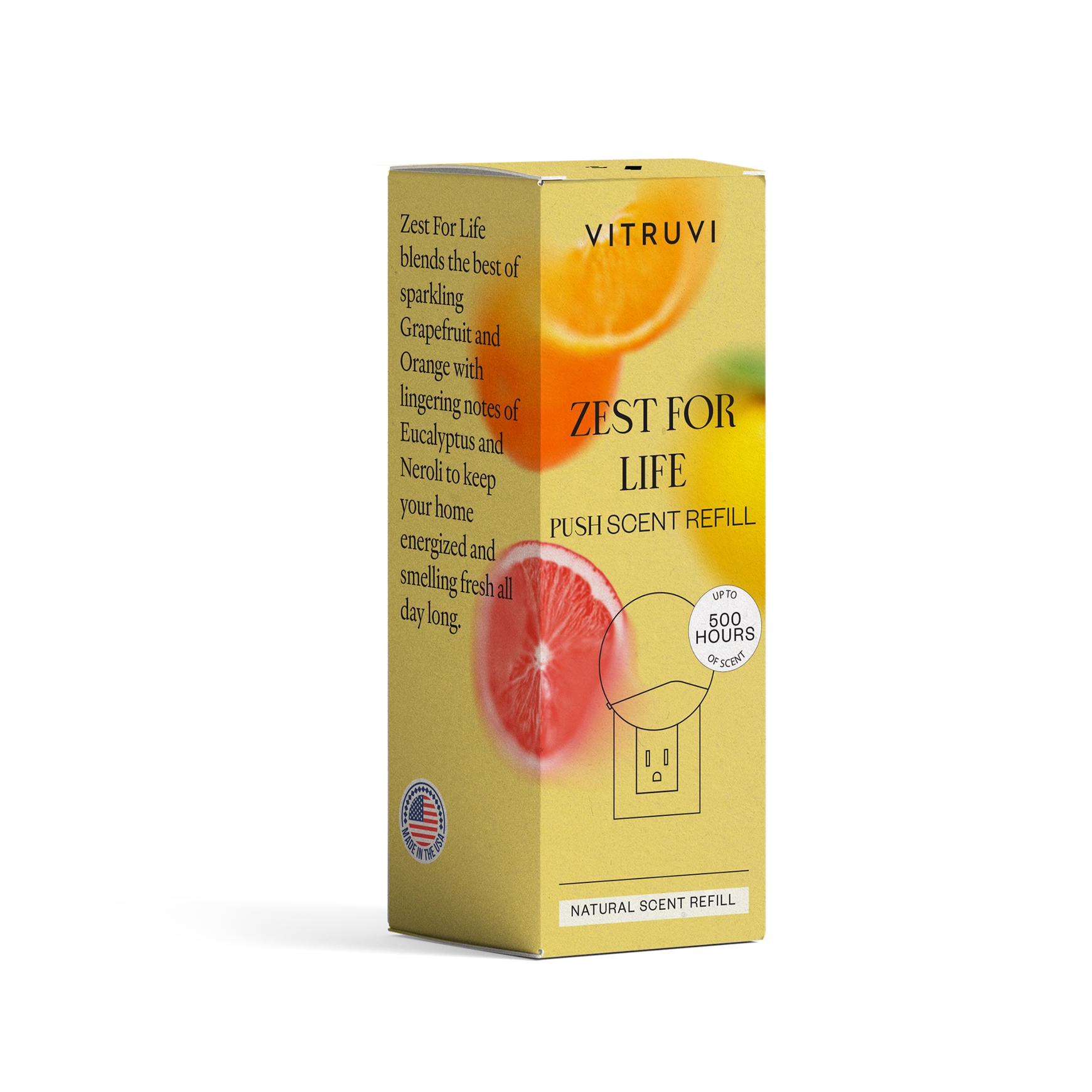 Vitruvi | Zest for Life Push Scent Refill
